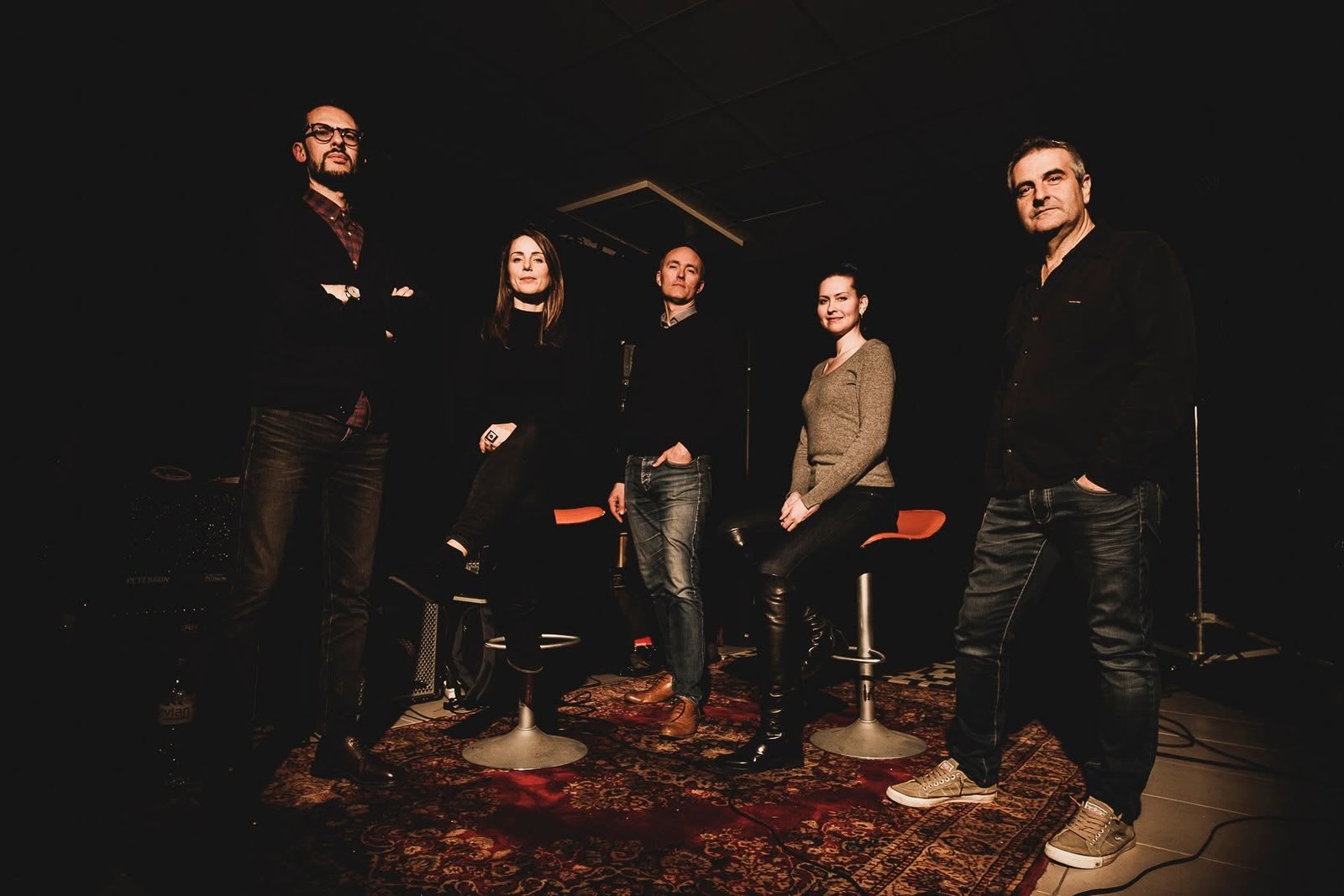 Le groupe Up2Five en studio